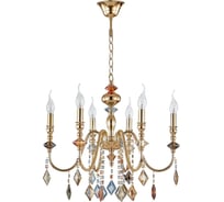 Подвесная люстра Crystal lux Mercedes SP6 Gold/Color