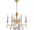 Подвесная люстра Crystal lux Mercedes SP6 Gold/Color 1