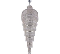 Каскадная люстра Crystal lux Lirica SP40 D700 Chrome/Gold-Transparent
