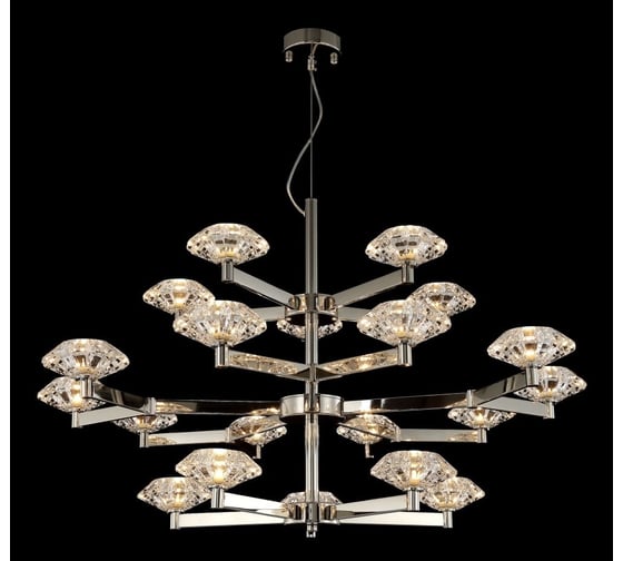 Подвесная люстра Crystal lux Rebeca SP5+10+5 Nickel