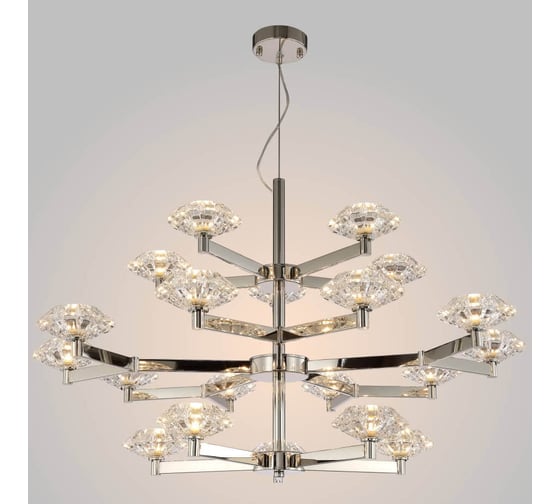 Подвесная люстра Crystal lux Rebeca SP5+10+5 Nickel