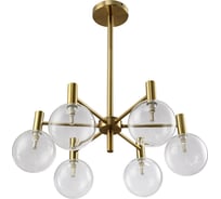 Подвесная люстра Crystal lux Andres SP6 Bronze/Transparente