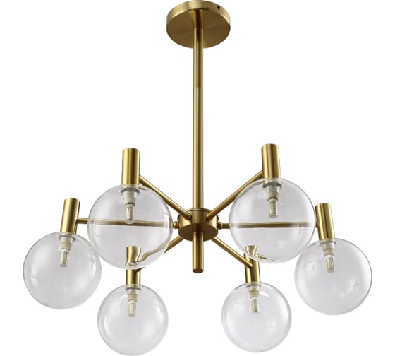 Подвесная люстра Crystal lux Andres SP6 Bronze/Transparente 1
