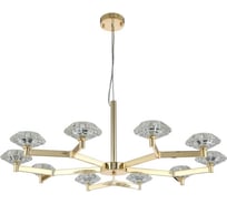Подвесная люстра Crystal lux Rebeca SP10 Gold