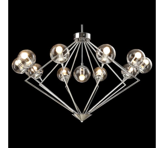 Подвесная люстра Crystal lux Fabricio SP11 Chrome/Transparente