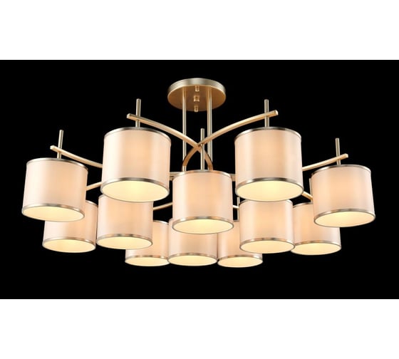 Потолочная люстра Crystal lux Sergio PL8+4 Gold