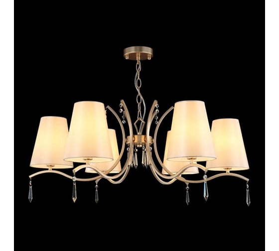Подвесная люстра Crystal lux Renata SP6 Gold