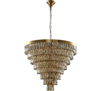 Подвесная люстра Crystal lux ABIGAIL SP22 D820 GOLD/AMBER