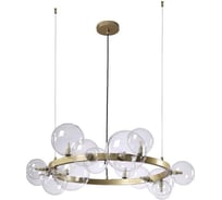 Подвесная люстра Crystal lux Agata SP15 V2 Gold/Transparente
