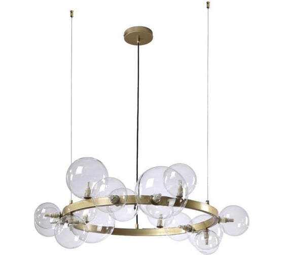 Подвесная люстра Crystal lux Agata SP15 V2 Gold/Transparente 1