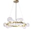 Подвесная люстра Crystal lux Agata SP15 V2 Gold/Transparente 3