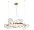 Подвесная люстра Crystal lux Agata SP15 V2 Gold/Transparente 4