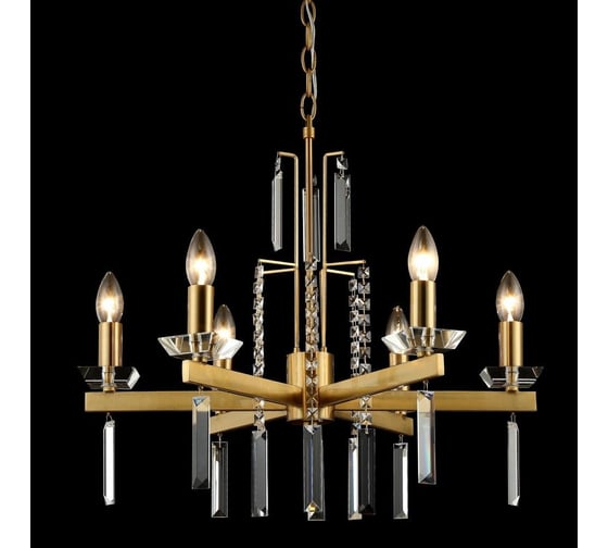 Подвесная люстра Crystal lux Marron SP6 Brass