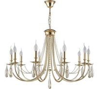 Подвесная люстра Crystal lux Victoria SP10 Gold/Amber