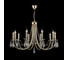 Подвесная люстра Crystal lux Victoria SP10 Gold/Amber 2