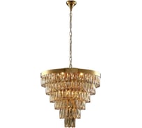 Подвесная люстра Crystal lux ABIGAIL SP-PL15 D620 GOLD/AMBER