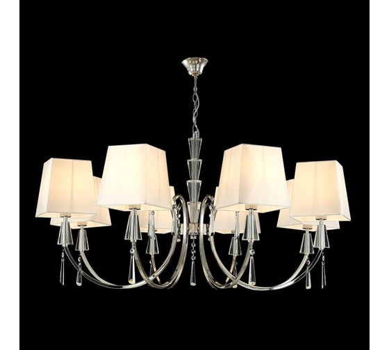 Подвесная люстра Crystal lux Marsela SP-PL8 Nickel