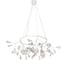 Подвесная светодиодная люстра Crystal lux Evita SP45 D White/Transparent 1