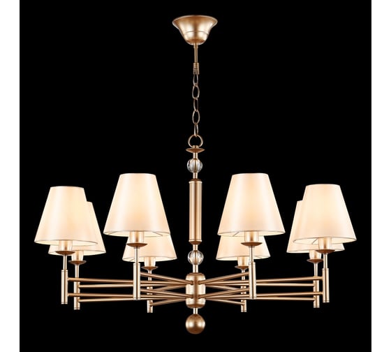 Подвесная люстра Crystal lux FLAVIO SP8 GOLD
