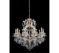Подвесная люстра Crystal lux Isabel SP11 Gold/Transparent