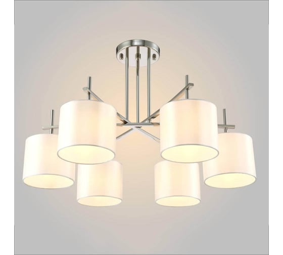 Потолочная люстра Crystal lux Sergio PL6 Nickel