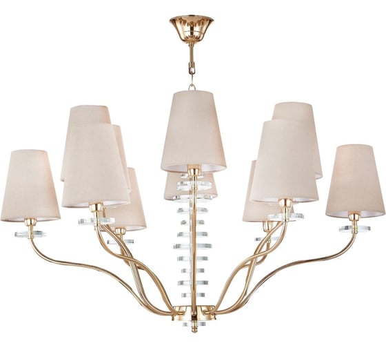 Подвесная люстра Crystal lux ARMANDO SP6+6 GOLD