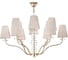 Подвесная люстра Crystal lux ARMANDO SP6+6 GOLD 1