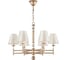 Подвесная люстра Crystal lux FLAVIO SP6 GOLD 1