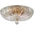 Потолочный светильник Crystal lux Denis D400 gold 1