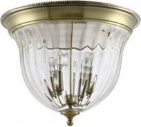 Потолочный светильник Crystal lux Jugo PL4 Bronze/Transparente