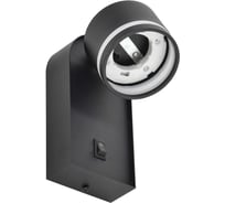 Накладной настенный светильник IEK Lighting 4035 под лампу gx53, черный LT-UBB0-4035-GX53-1-K02