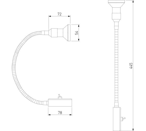 Настенный светильник Elektrostandard 1215 MR16 Plica бронза/золото a025005