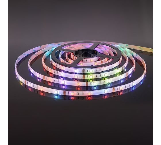 Светодиодная лента Elektrostandard 5050 12V 60Led 14.4W IP20 RGB мульти a034874