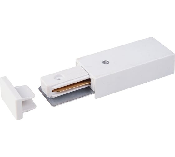 Электрический соединитель и торцевая заглушка Elektrostandard TRP-1-1-WH белый a039498 1