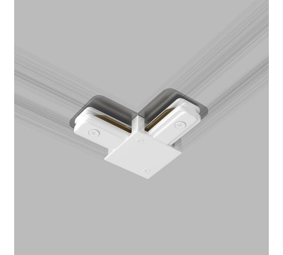 Электрический соединитель Elektrostandard TRC-1-1-L-WH угловой белый a039596 1