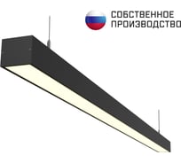 Линейный подвесной светильник ООО Лидер 600x50x50 3000K 18W Черный М0000037416