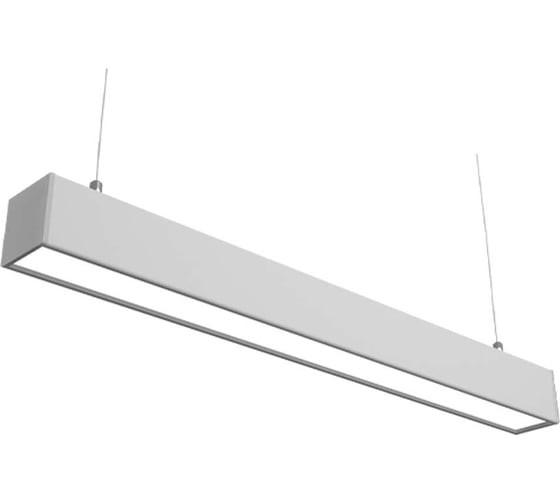 Линейный подвесной светильник ООО Лидер 600x50x50 4000K 18W Белый М0000037862 1