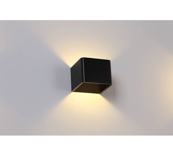 Светодиодный настенный светильник DesignLed 5 вт, черный матовый, ip33, 4000 к GW-9201A-5-BL-NW