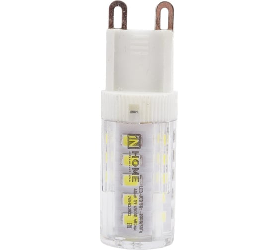 Светодиодная лампа IN HOME LED-JCD 5Вт 230В G9 6500К 480Лм 4690612036342