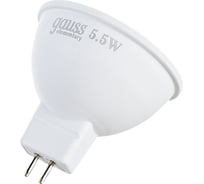 Лампа Gauss LED Elementary MR16 GU5.3 5.5W 3000К 3 лампы в упаковке 13516T