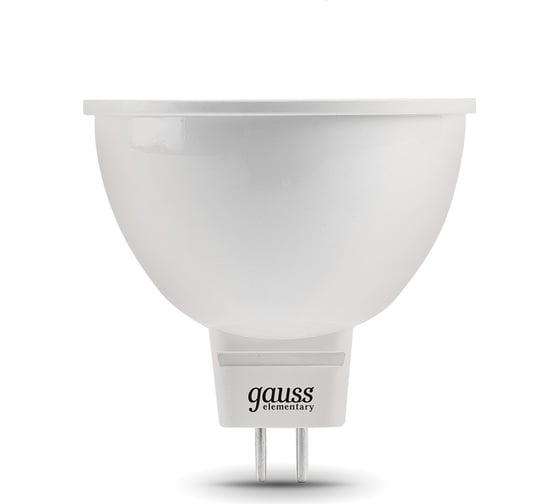 Лампа Gauss LED Elementary MR16 GU5.3 5.5W 3000К 3 лампы в упаковке 13516T