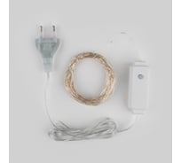Гирлянда Eurosvet 400-008 бытовая, электрическая, нить, теплый белый a056043