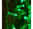 Гирлянда Neon-Night дождь, занавес, 2х1.5м, прозрачный ПВХ, 192 LED зеленые, 12 LED/нить, 16 нитей 235-304-6 5