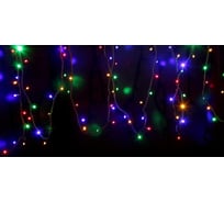 Гирлянда нить Neon-Night, 20м, 200LED мультиколор, черный каучук, IP67, без блока питания 315-159