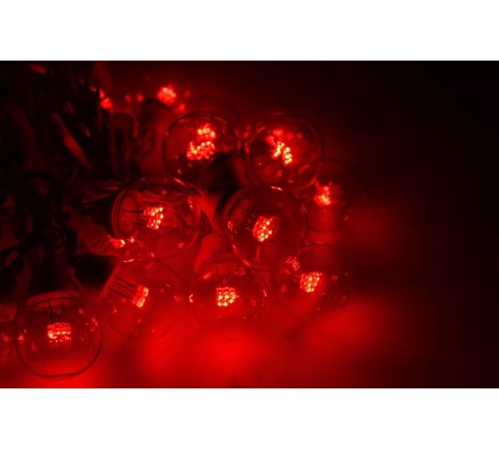 Набор Neon-Night Белт-Лайт 10м, черный каучук, 30 ламп х 6 LED, красный, IP65 331-322 1