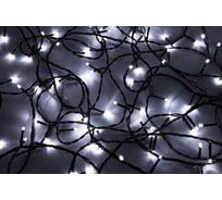 Гирлянда-нить Neon-Night 10м, черный ПВХ, 100 LED Белые/мульти 303-155