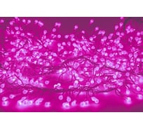 Гирлянда Neon-Night Мишура 6м, прозрачный ПВХ, 576 LED Розовые 303-617
