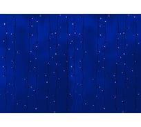 Гирлянда Neon-Night Занавес 2x3м, 760 LED синий, черный ПВХ, IP65, без блока питания 235-143