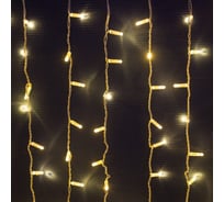 Гирлянда Neon-Night дождь, занавес, 2х1.5м, прозрачный ПВХ, 360 LED, золото 235-308