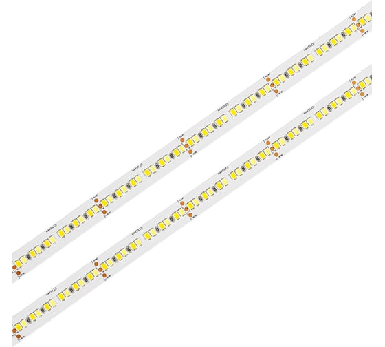 Светодиодная лента MAKSILED mix 5м, 24в, 23вт/м, smd2835, 240д/м, ip20, 85-95лм/вт, подложка 12мм, 2700k+6000k ML-R240-2835-ADJ